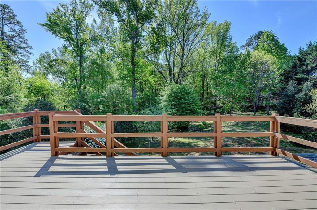 52 Katie Spring Lane Jefferson, GA 30549 - Photo 52 of 57 a view of deck with two chairs and wooden fence
