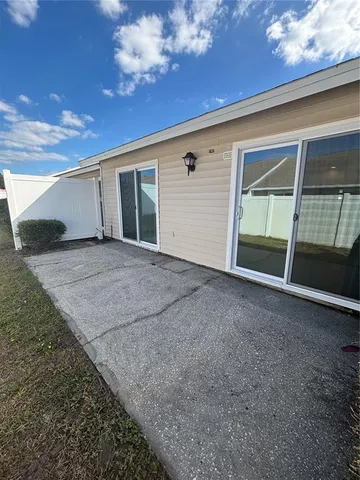 a outdoor space view with a sitting space