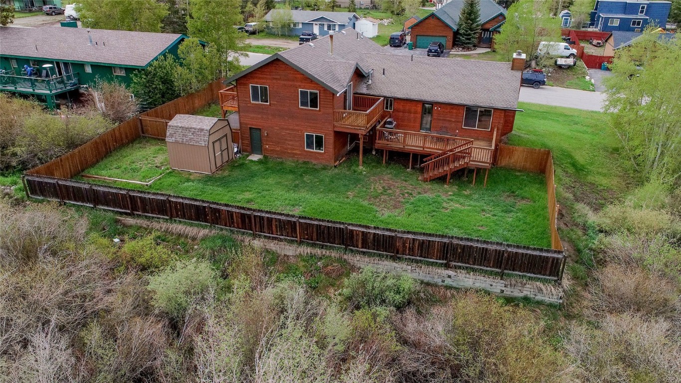 231 Alpine Road Dillon, CO 80435 - Photo 33 of 40 an aerial view of a house with a yard