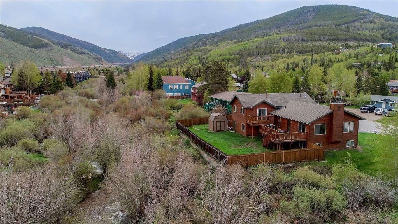 231 Alpine Road Dillon, CO 80435 - Photo 34 of 40 a view of a patio in forest