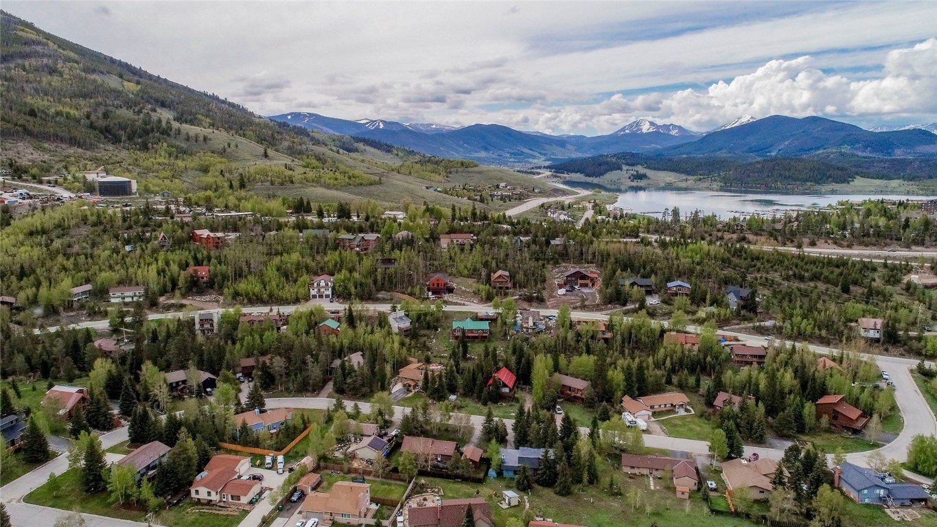 231 Alpine Road Dillon, CO 80435 - Photo 38 of 40 a view of a city with mountains in the background