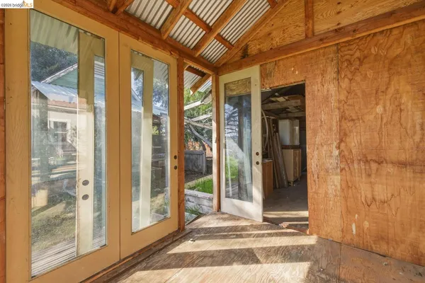 a view of front door