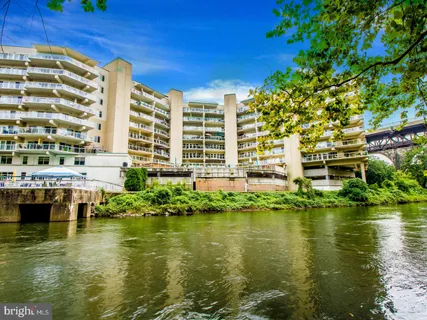 a view of building with lake view