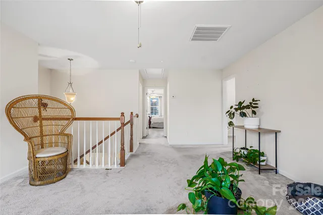 a view of entryway with a flower pot