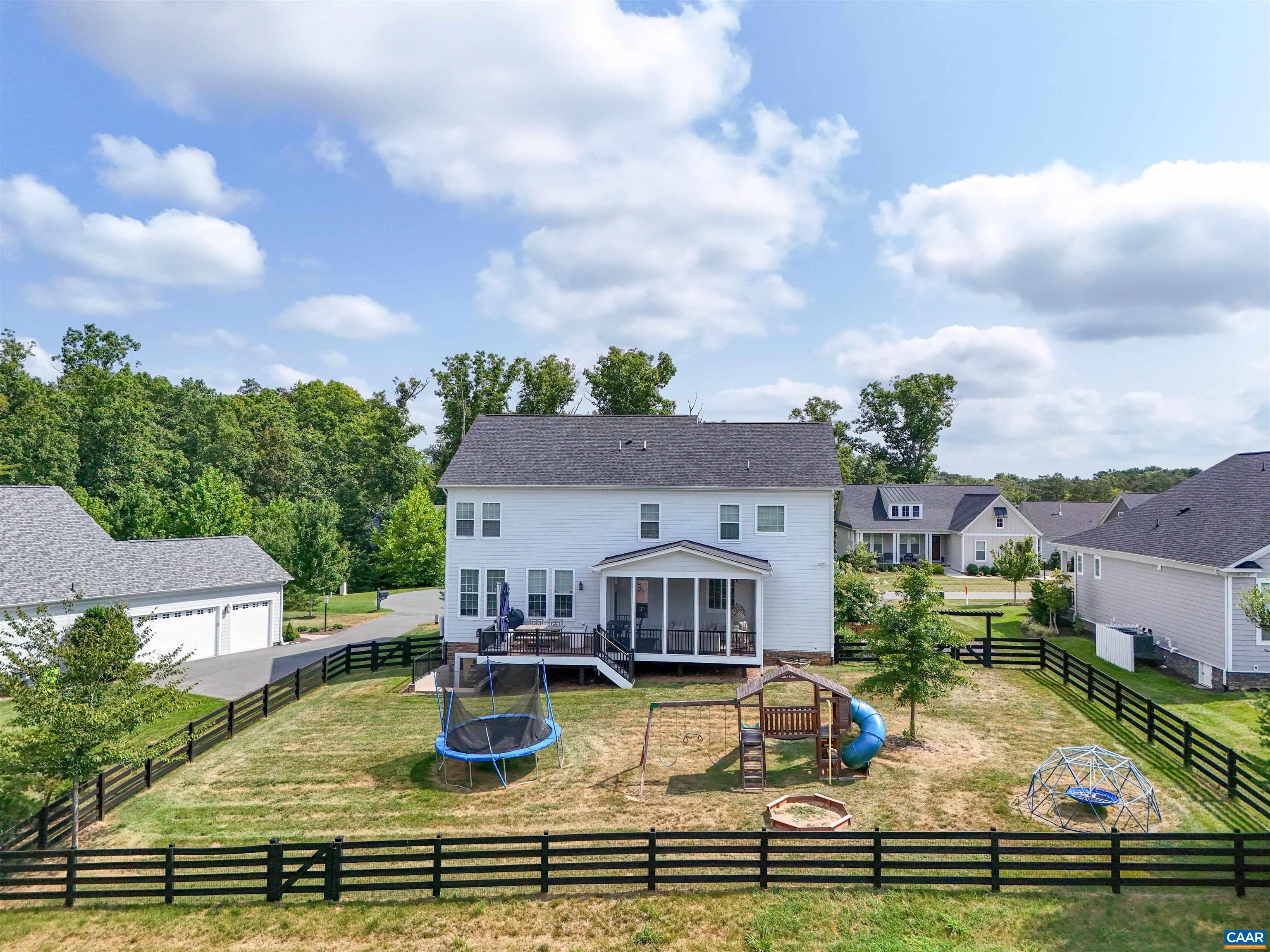 2483 Ferndown Lane Keswick, VA 22947 - Photo 53 of 54 a aerial view of a house with swimming pool