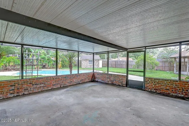 a view of outdoor space with backyard