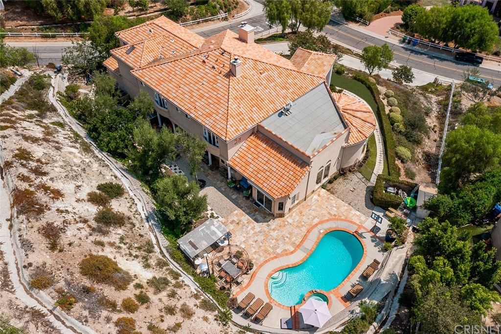 163 Dapplegray Road Bell Canyon, CA 91307 - Photo 3 of 7 an aerial view of a house