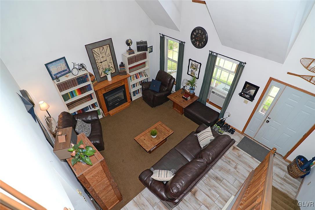 64 Iowa Road Albrightsville, PA 18210 - Photo 8 of 29 View of Living Room from 2nd Floor
