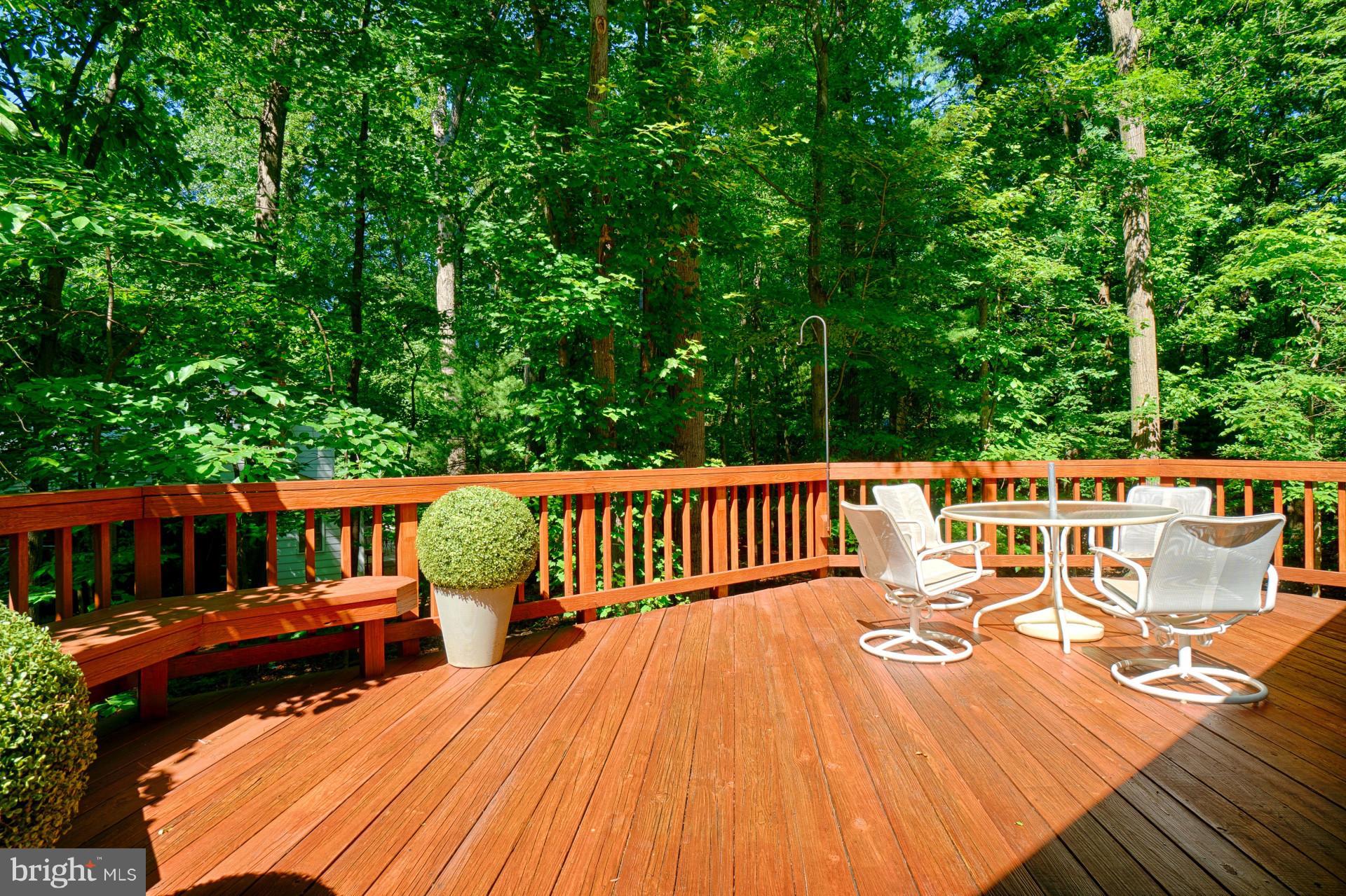 11510 Running Cedar Road Reston, VA 20191 - Photo 8 of 25 Large Deck off the Living Room