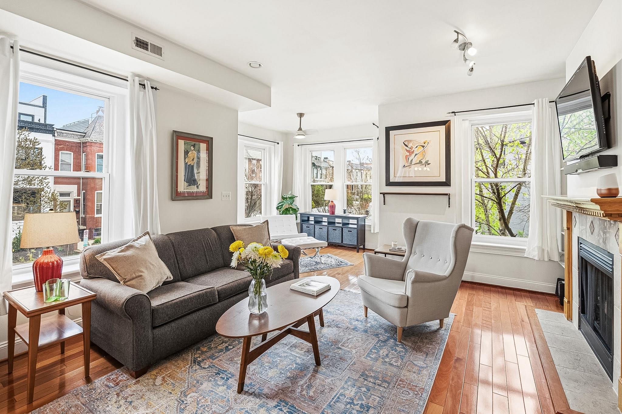 3600 10th Street Northwest, Unit B Washington, DC 20010 - Photo 1 of 27 Light-filled living space