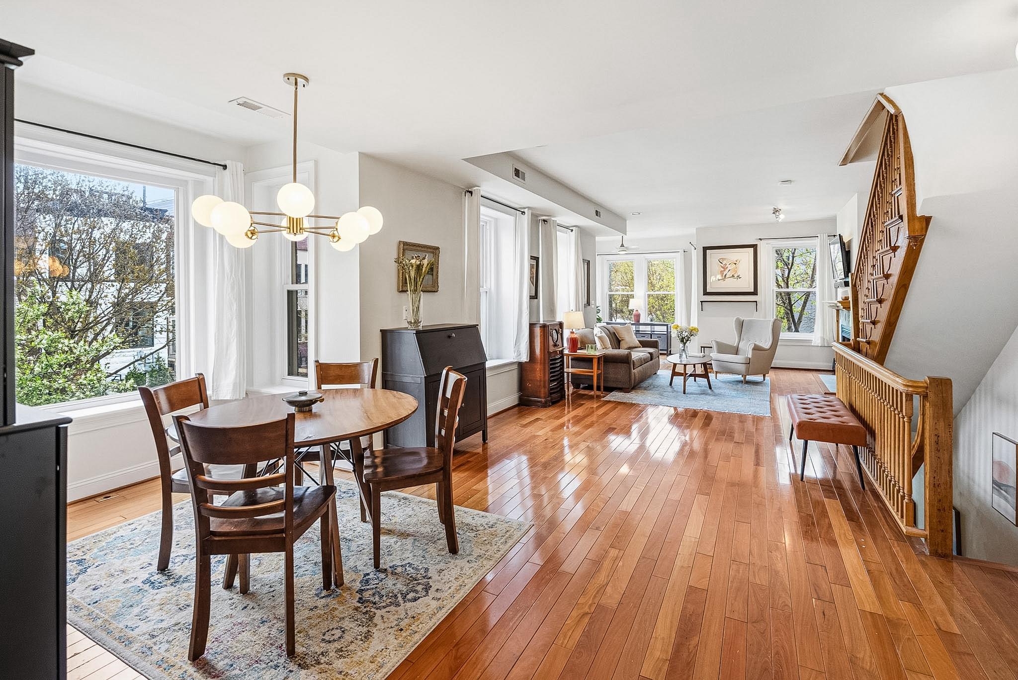 3600 10th Street Northwest, Unit B Washington, DC 20010 - Photo 6 of 27 Expansive open floor plan
