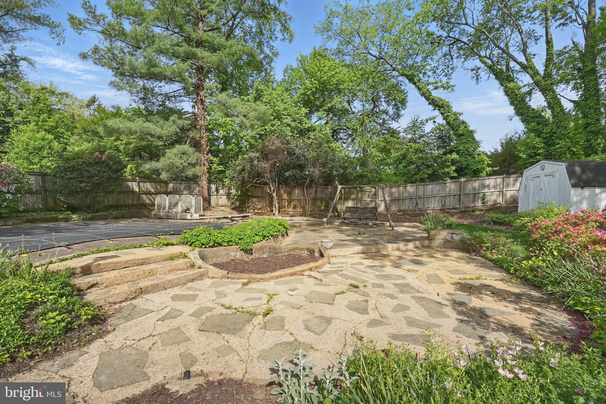 2524 Swift Run Street Vienna, VA 22180 - Photo 29 of 55 a view of a yard with plants and large trees