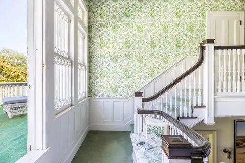 a very nice looking room with a large window