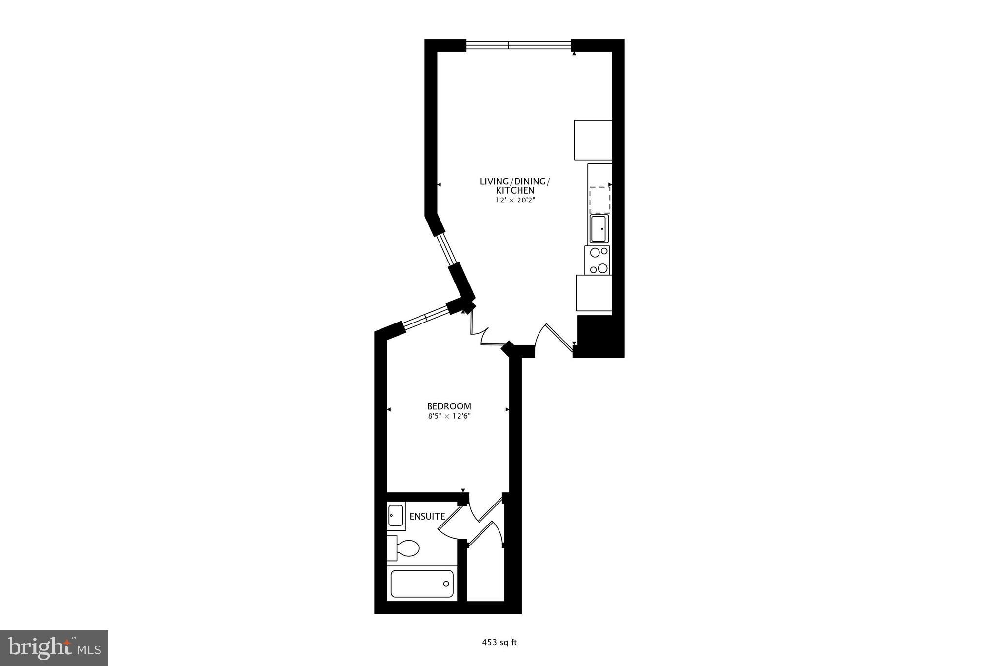 207 Florida Avenue Northwest, Unit 2 Washington, DC 20001 - Photo 16 of 18 a picture of a floor plan