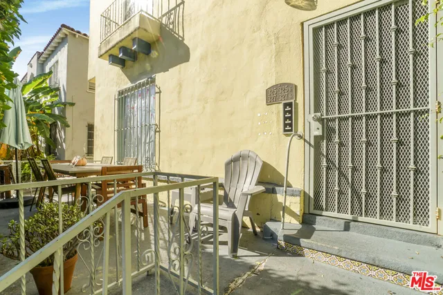 a view of balcony and patio