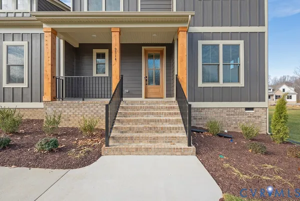 a view of front door