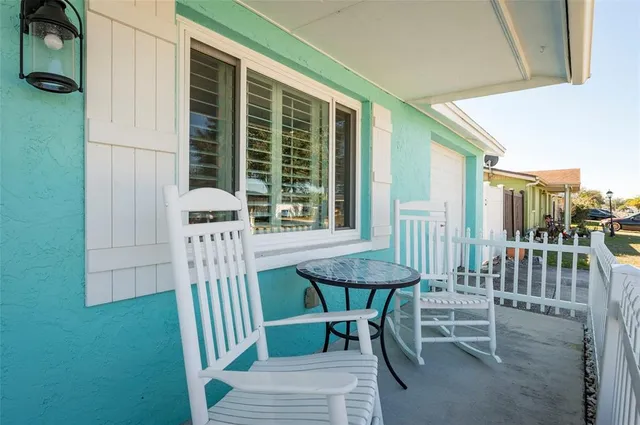 a view of outdoor seating