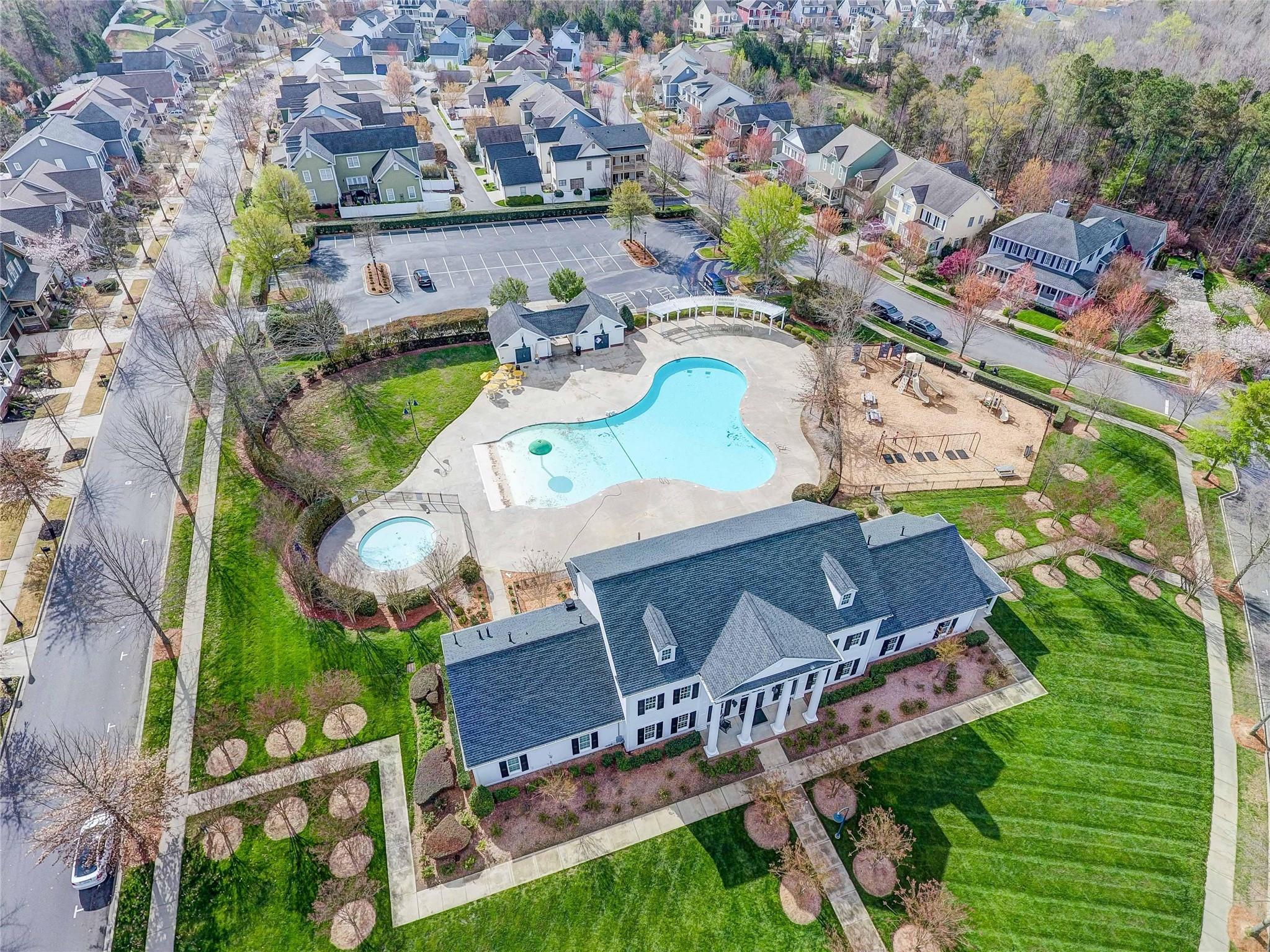 3400 Richard's Crossing Fort Mill, SC 29708 - Photo 48 of 48 an aerial view of a house swimming pool outdoor seating and yard