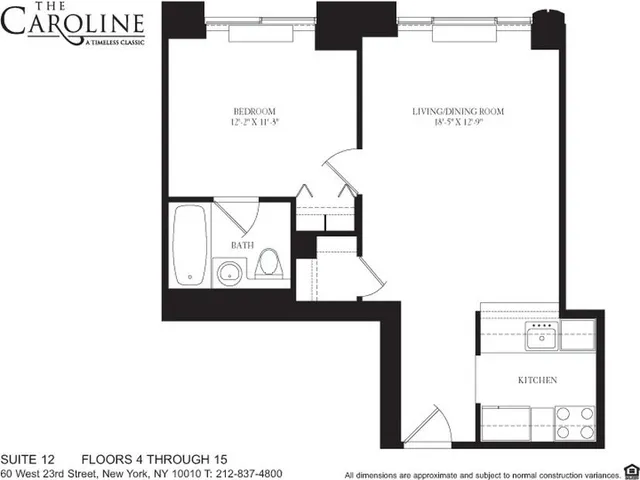 $5,500 | 60 West 23rd Street, Unit 712 | Flatiron