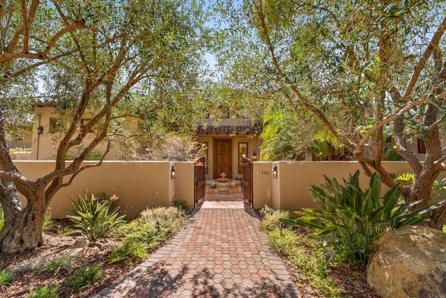 a view of a house with a patio