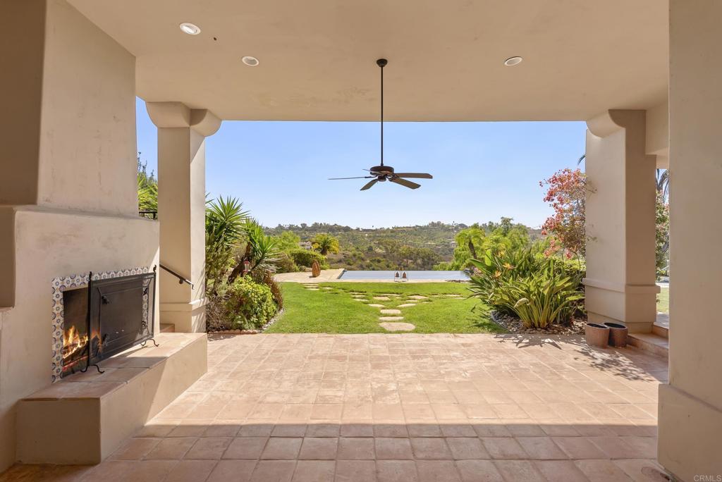 3435 Jasmine Crest Encinitas, CA 92024 - Photo 36 of 41 a view of a porch with a floor to ceiling windows