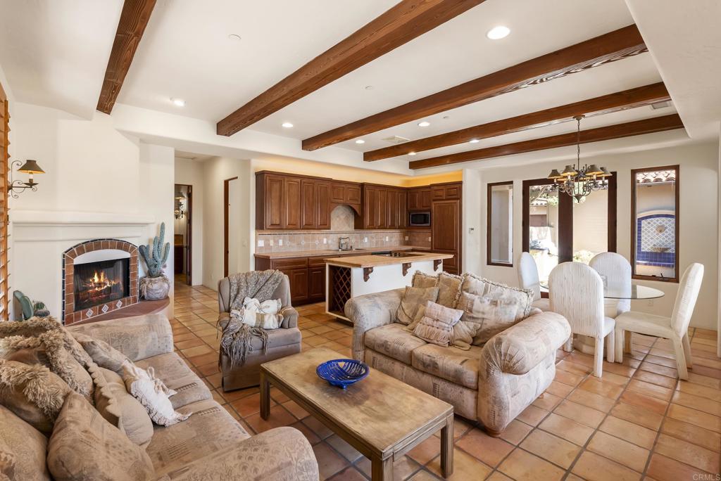 3435 Jasmine Crest Encinitas, CA 92024 - Photo 41 of 41 a living room with furniture fireplace and a flat screen tv