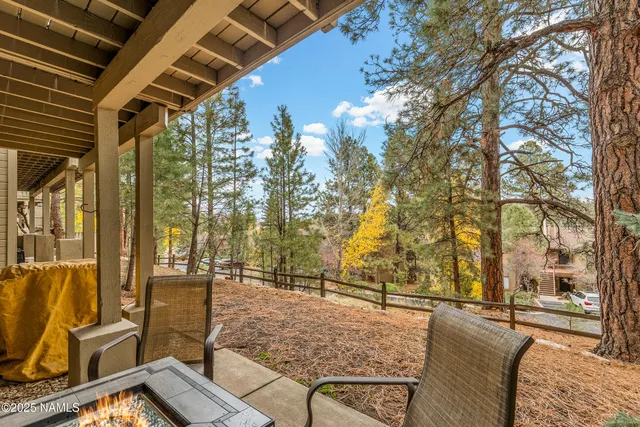 a view of outdoor space with seating area