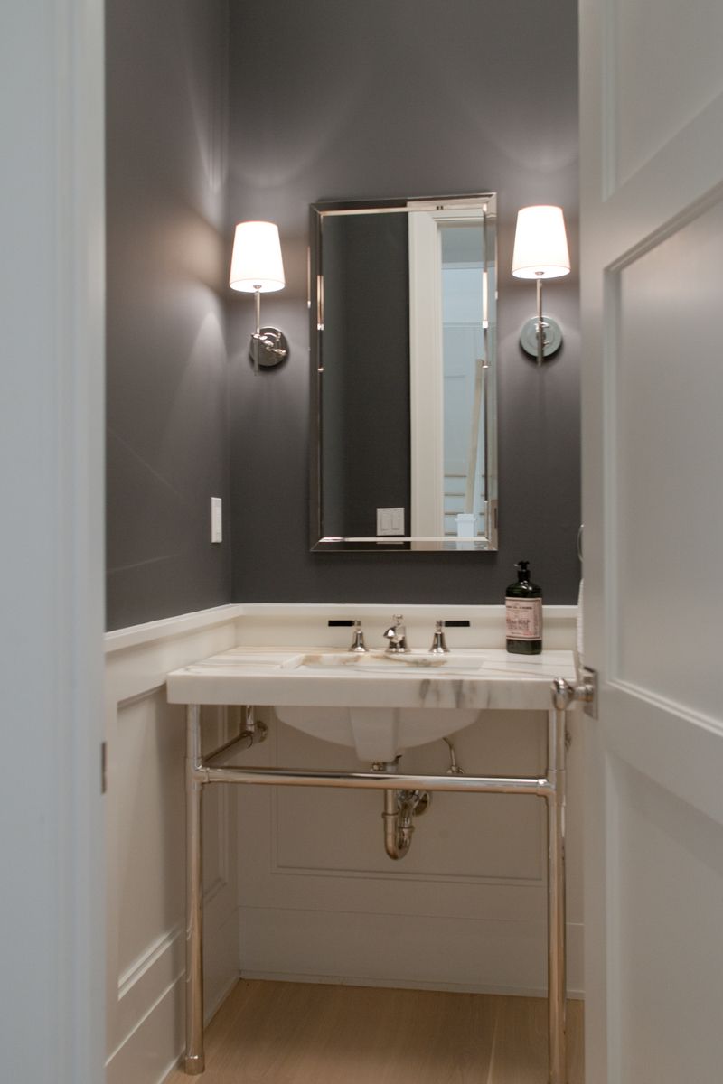 Undisclosed Address Water Mill, NY 11976 - Photo 7 of 16 a bathroom with a sink and a mirror