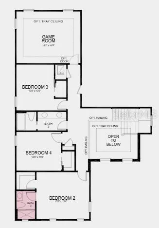 a view of a swimming pool with a yard and lake view