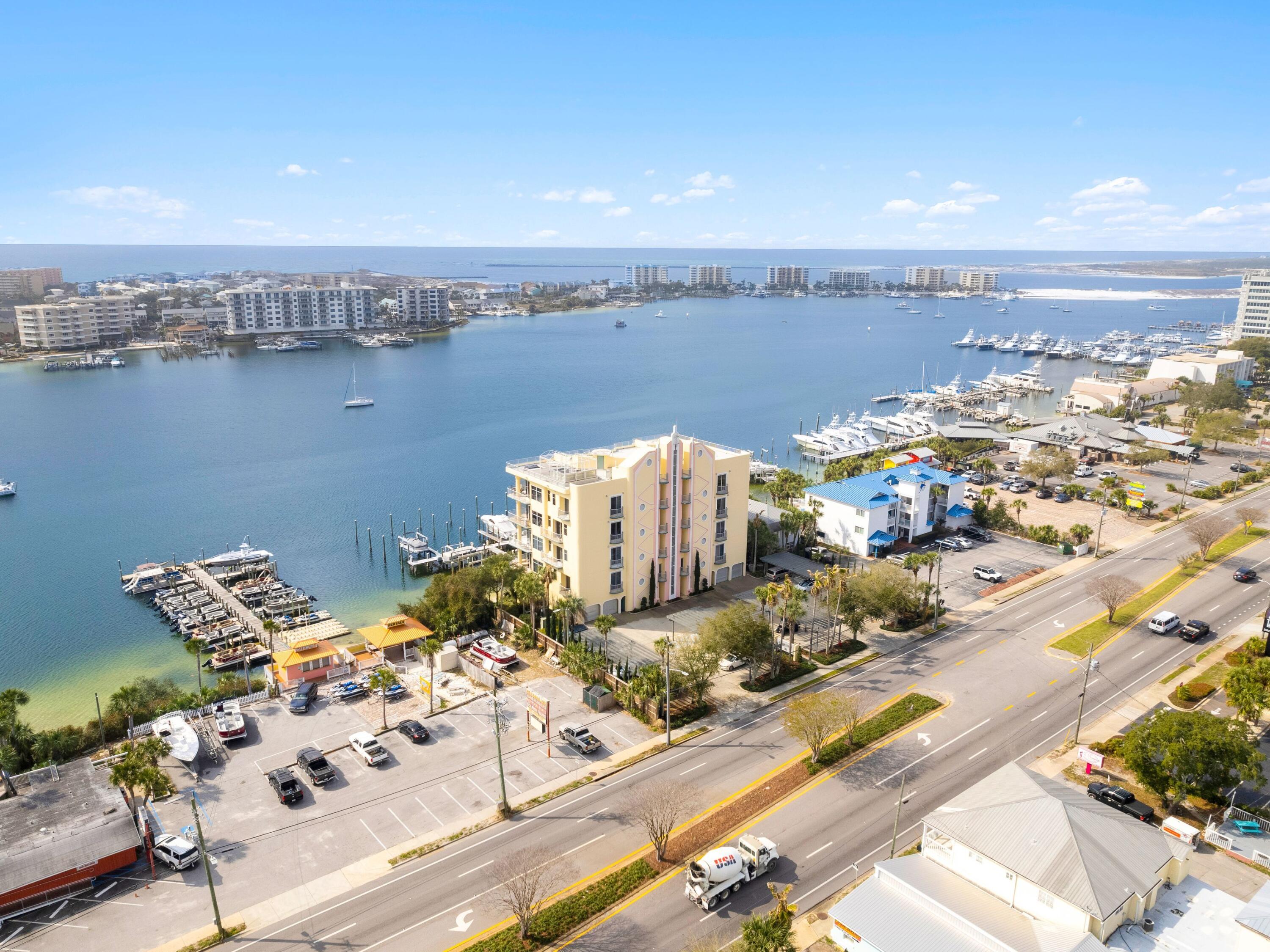 508 Harbor Boulevard, Unit 501 Destin, FL 32541 - Photo 43 of 47 an aerial view of a city