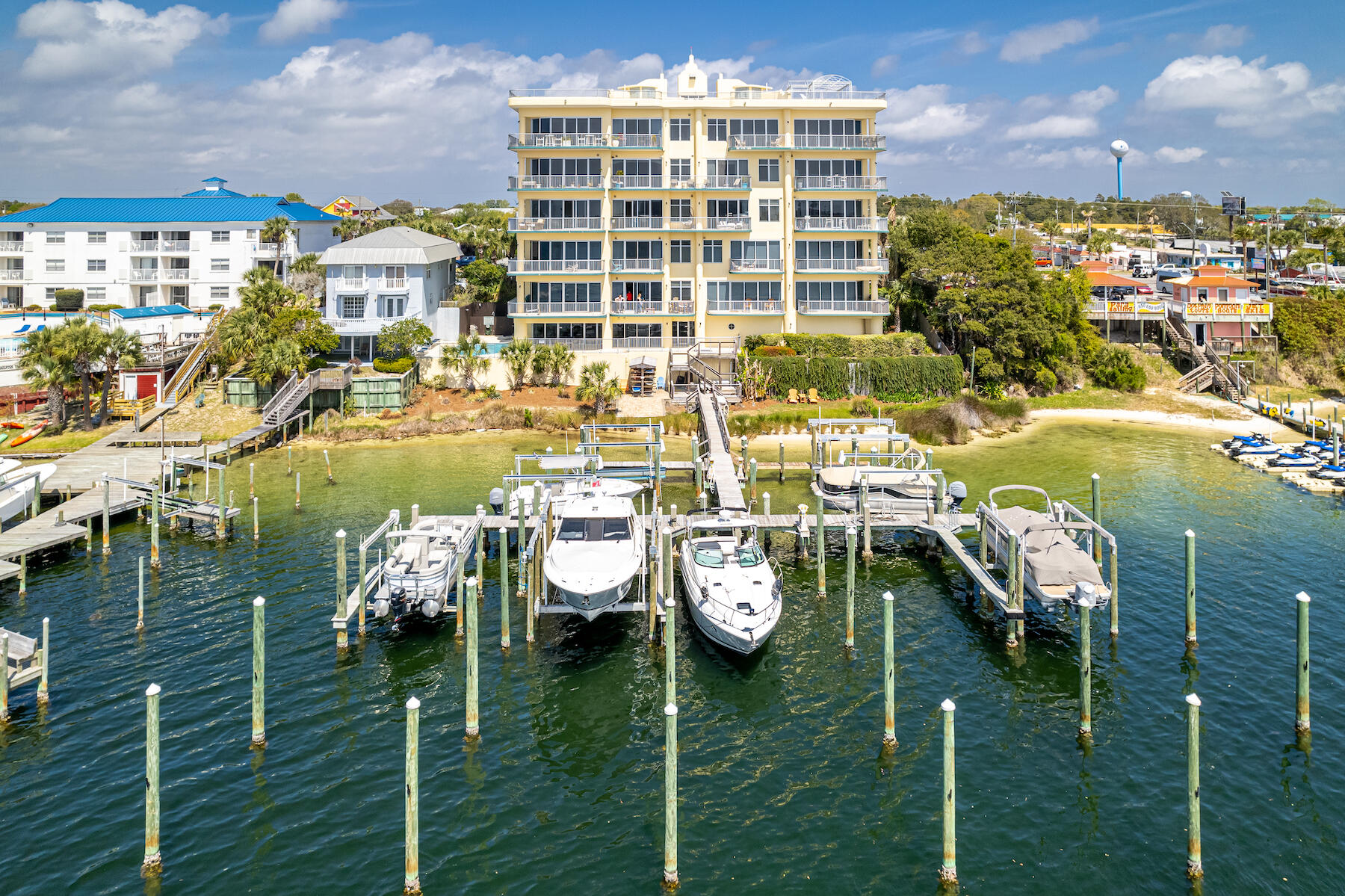 508 Harbor Boulevard, Unit 501 Destin, FL 32541 - Photo 46 of 47 a balcony with couple of chairs and entertaining space