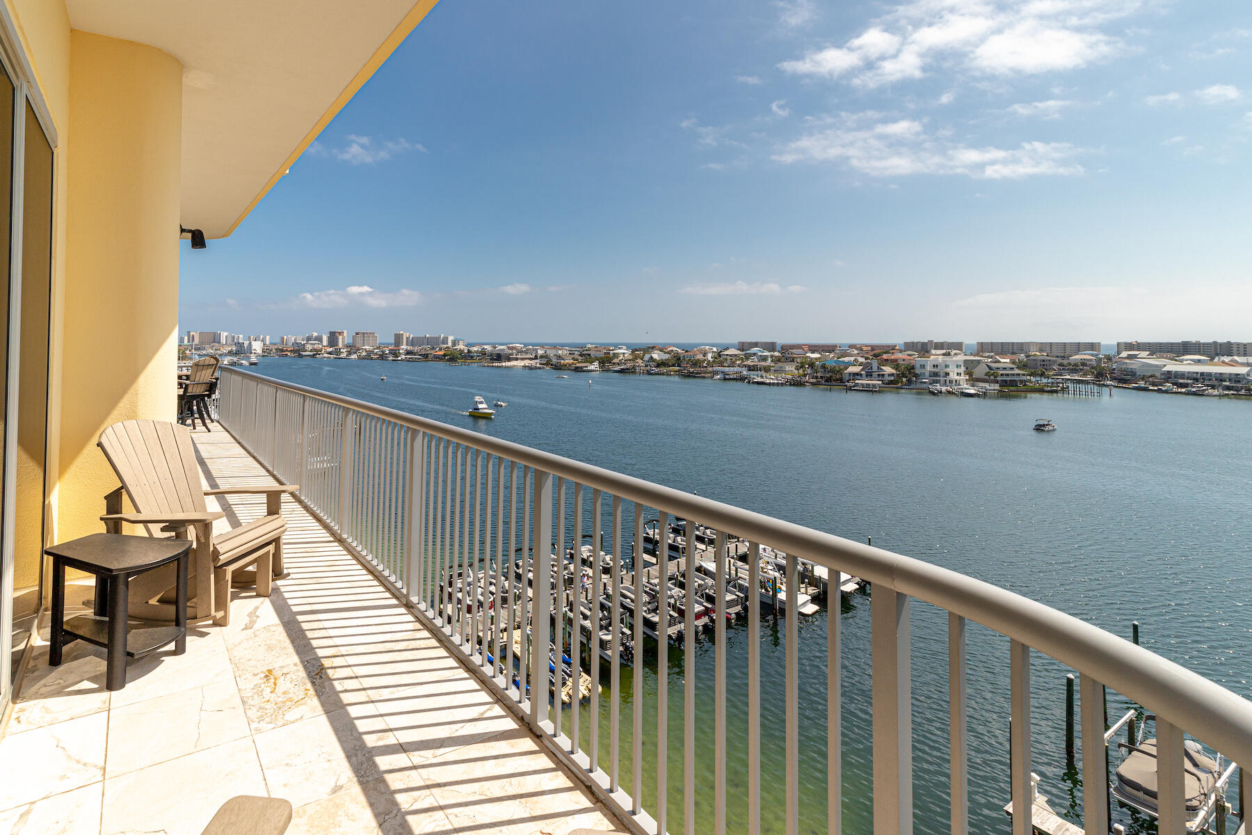 508 Harbor Boulevard, Unit 501 Destin, FL 32541 - Photo 5 of 47 a view of balcony with furniture