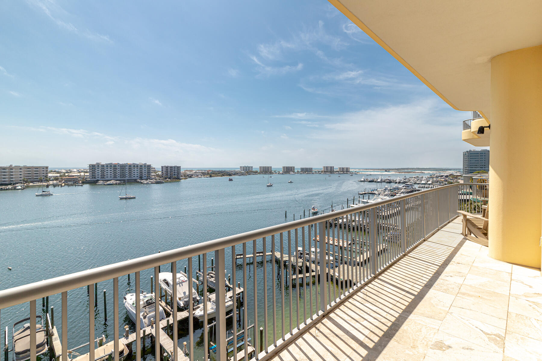 508 Harbor Boulevard, Unit 501 Destin, FL 32541 - Photo 7 of 47 a view of balcony with city