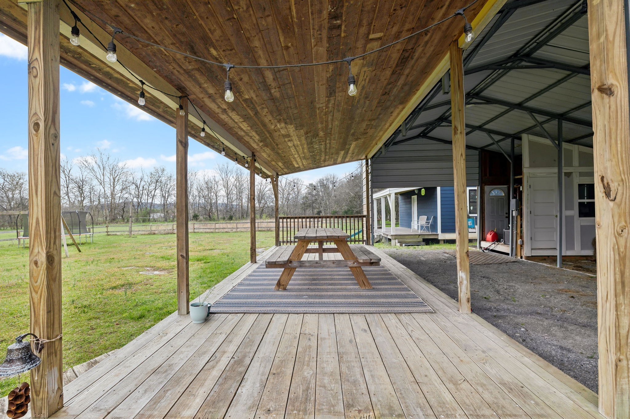 4618 Simmons Bluff Road Lebanon, TN 37090 - Photo 31 of 35 a view of outdoor space with deck and wooden floor