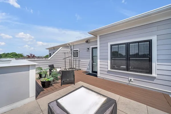 a house view with a sitting space