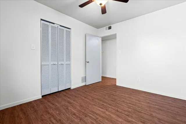 wooden floor in an empty room