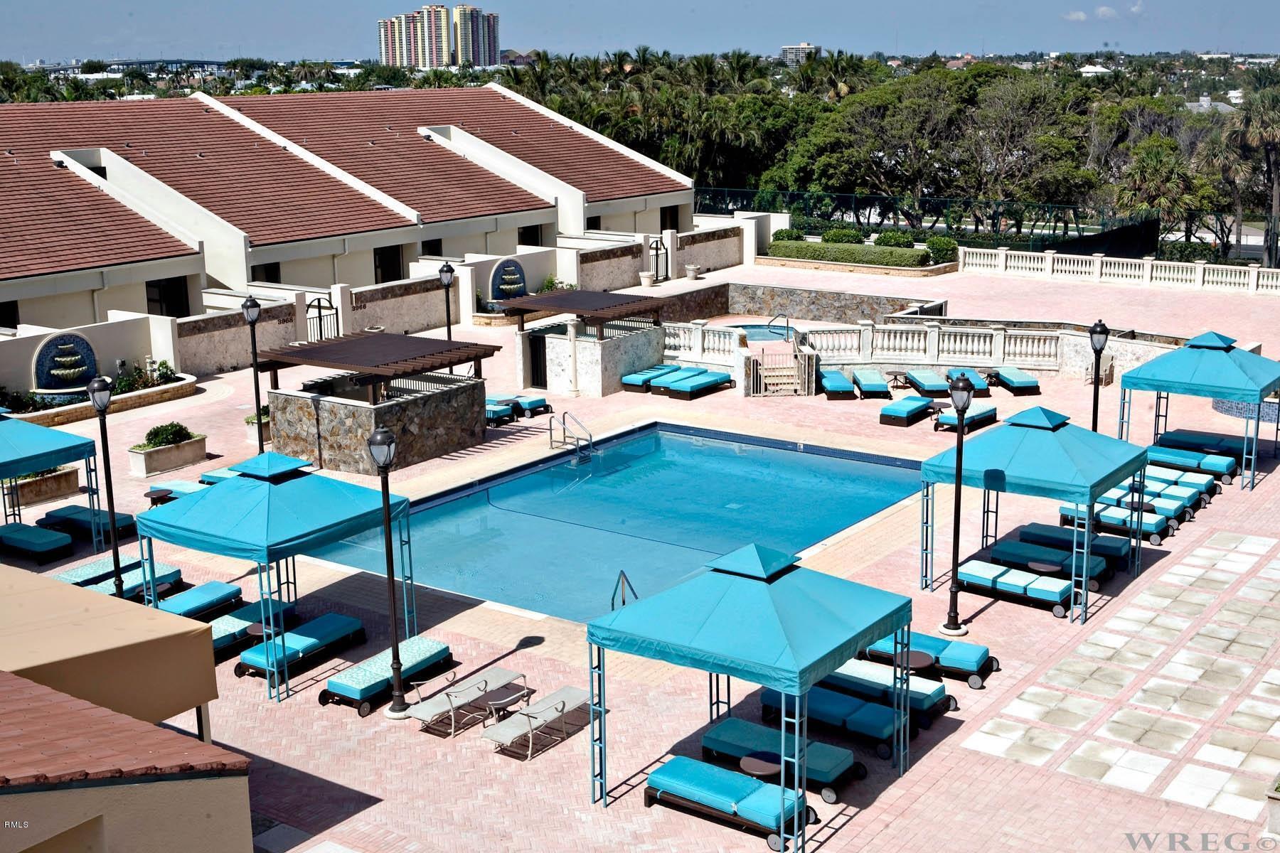 4000 North Ocean Drive, Unit 902 Singer Island, FL 33404 - Photo 40 of 53 a view of yard with patio