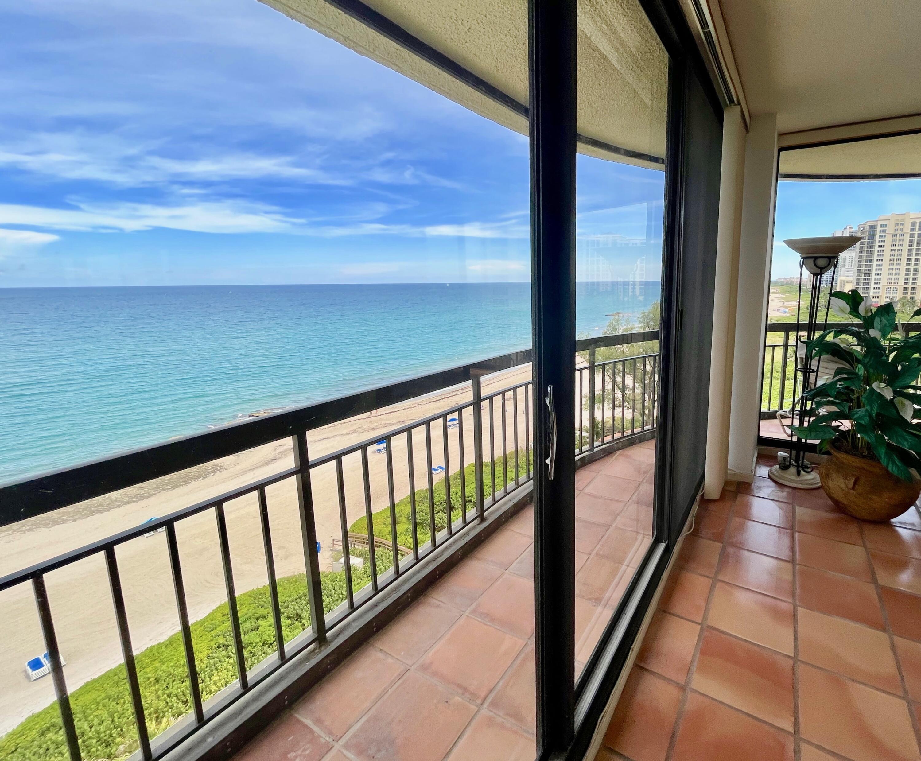 4000 North Ocean Drive, Unit 902 Singer Island, FL 33404 - Photo 9 of 53 a view of balcony with seating space