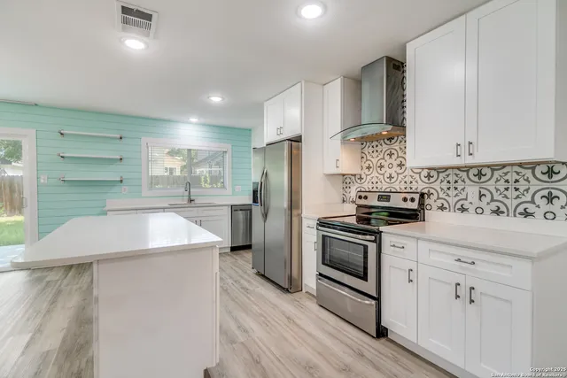 wooden floor in an empty room