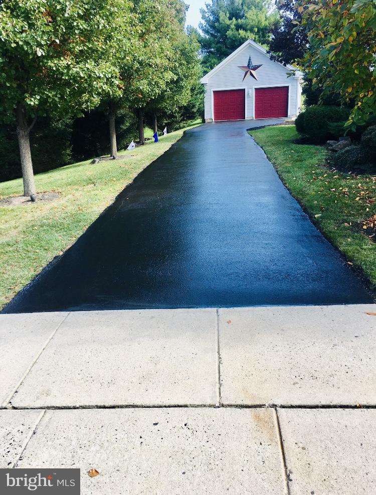 57 Valentine Road Warminster, PA 18974 - Photo 21 of 27 Driveway and two car detached-garage