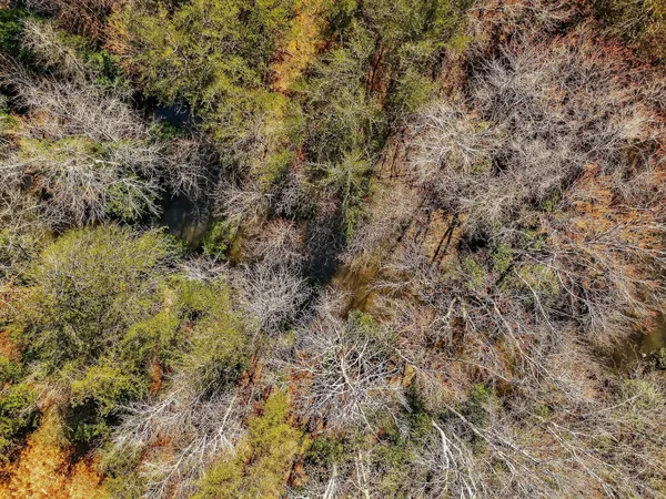 a view of ocean with green space