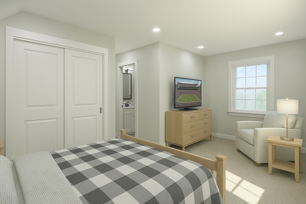 8 Ambrose Way, Unit 8 Shirley, MA 01464 - Photo 13 of 21 a bedroom with a bed and a couch