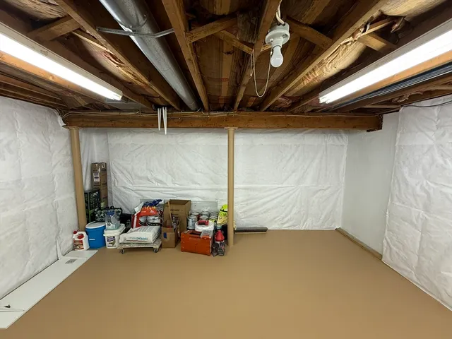 a view of room with gym equipment