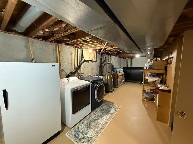 a view of storage and utility room