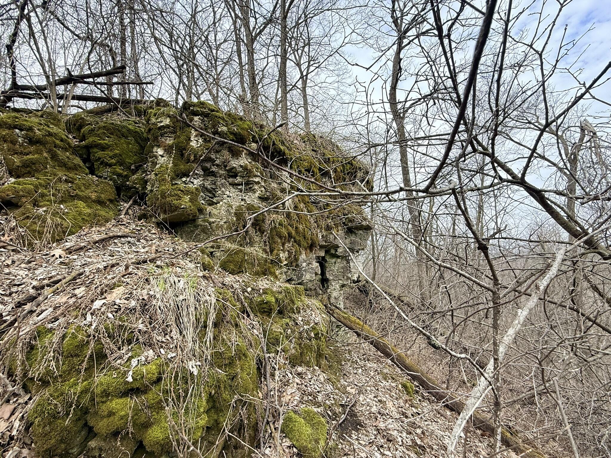N2904 Smokey Hollow Road Poynette, WI 53955 - Photo 6 of 15 Small cave in the rock