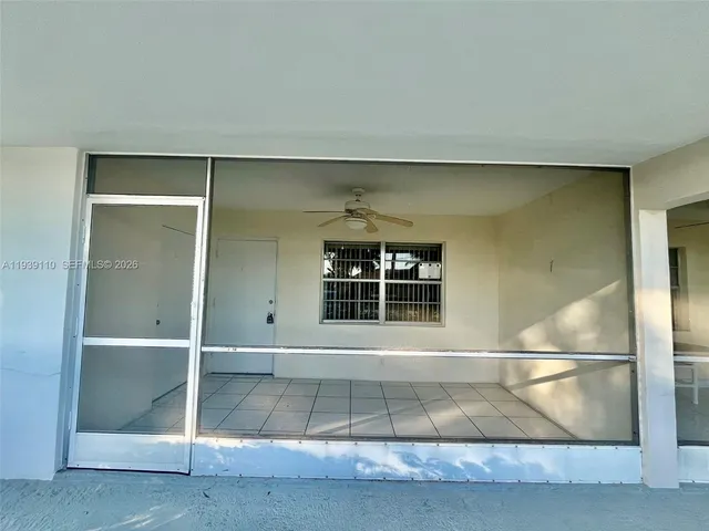 a view of front door