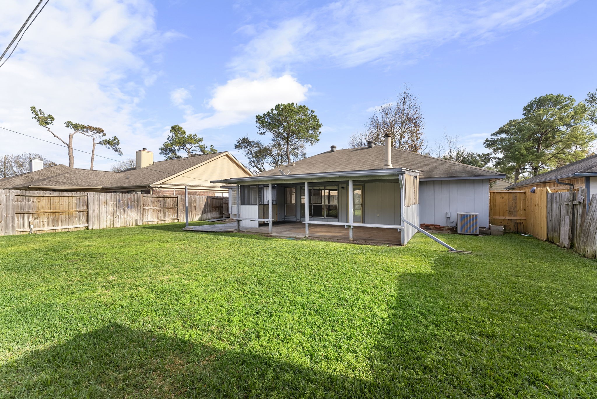 5114 Aberton Lane Spring, TX 77379 - Photo 24 of 31 a view of a house with a yard and sitting area