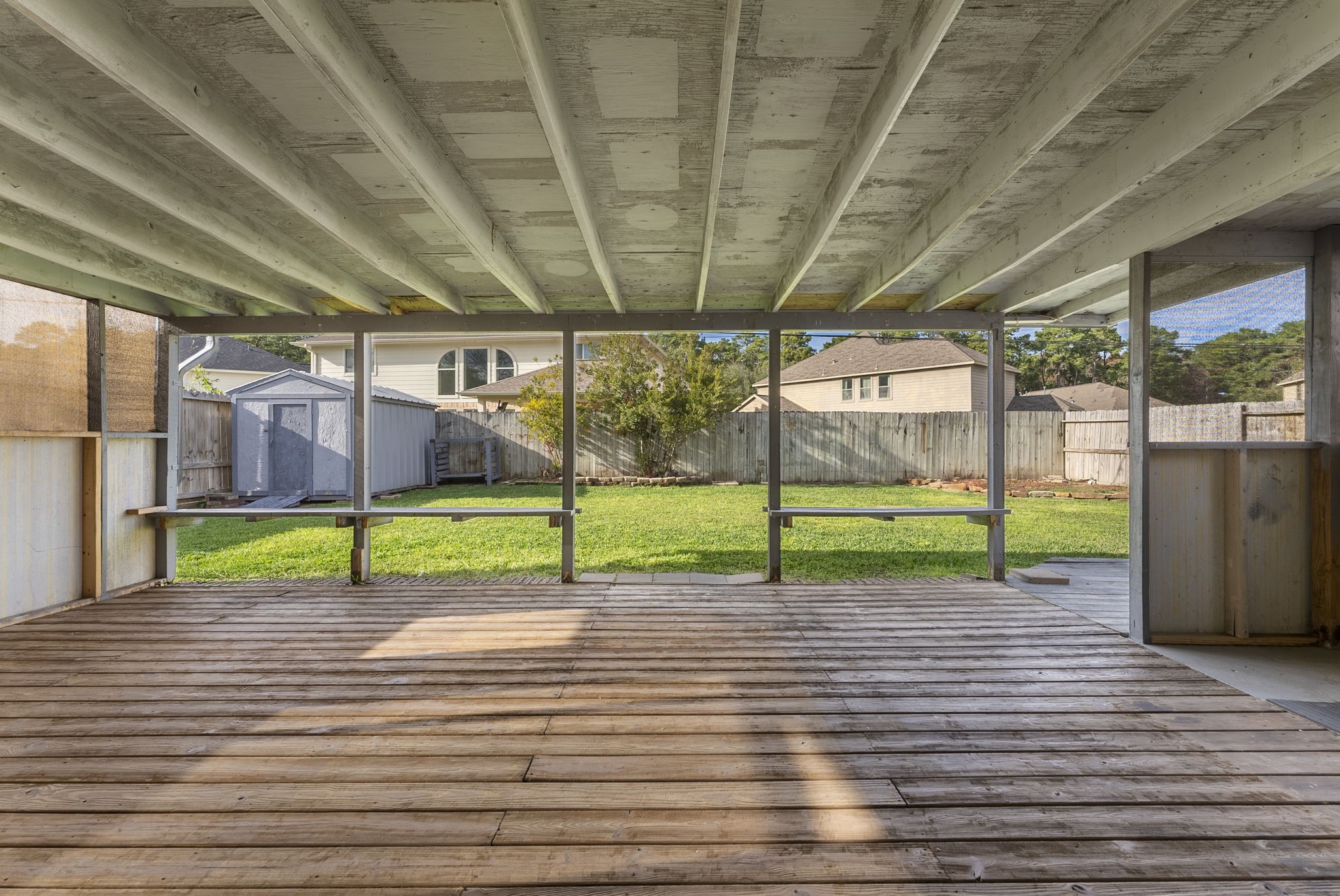 5114 Aberton Lane Spring, TX 77379 - Photo 25 of 31 a view of a park with wooden fence