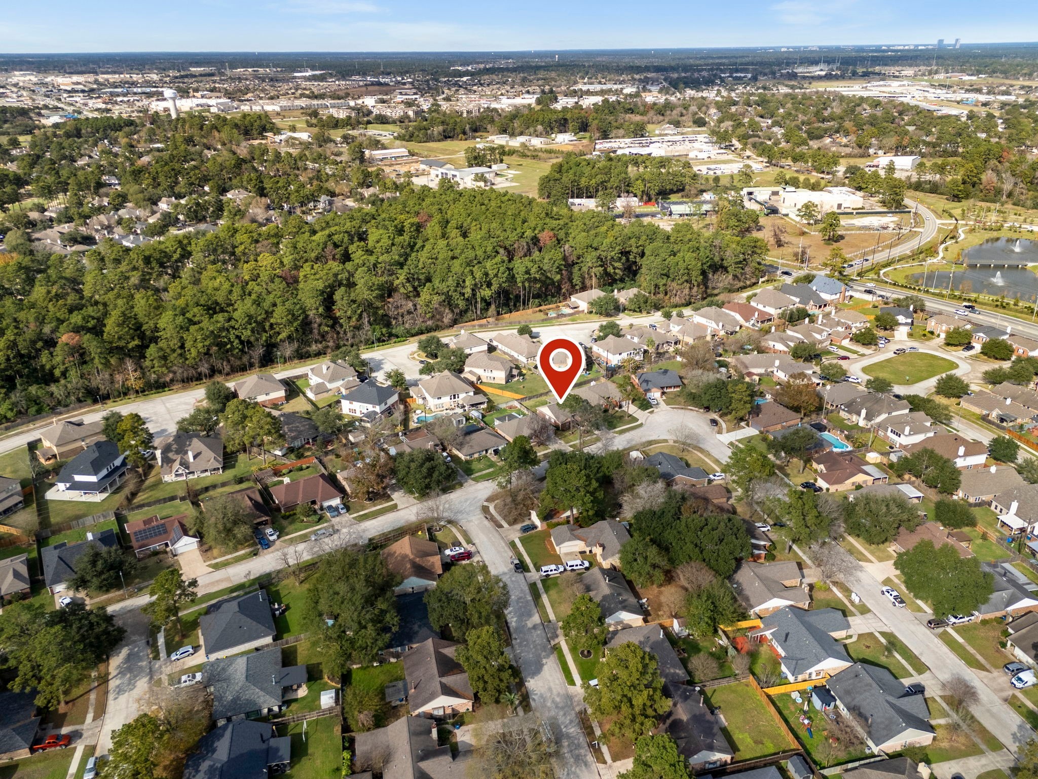 5114 Aberton Lane Spring, TX 77379 - Photo 30 of 31 view of city and mountain