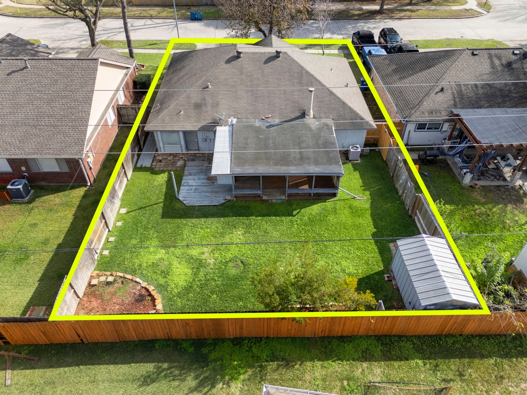 5114 Aberton Lane Spring, TX 77379 - Photo 3 of 31 a view of yard with swimming pool and plants